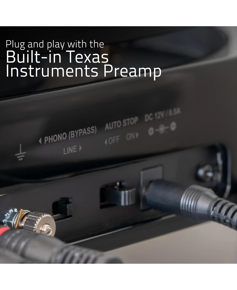 Fluance RT81 Elite High Fidelity Vinyl Turntable (White) with Ai81 Powered 2-Way Floorstanding Speakers (Bamboo), Diamond Stylus, Belt Drive, Built-in