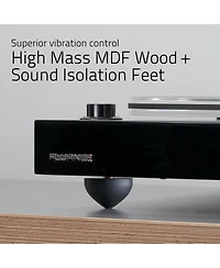 Fluance RT85 Reference High Fidelity Vinyl Turntable Record Player with Ortofon 2M Blue Elliptical Cartridge And Anti-Vibration Wood Isolation Base