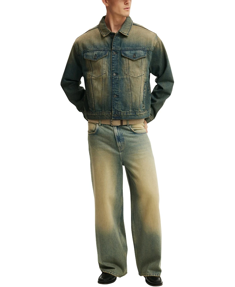 Cotton On Men's Denim Trucker Jacket