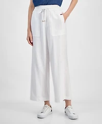 Tommy Hilfiger Women's Drawstring Wide-Leg Pants
