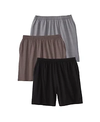 KingSize Big & Tall Lightweight Jersey Shorts 3-Pack