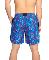 Tailorbyrd Big & Tall Lobster Print Swim Shorts