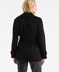 Michael Kors Women's Double-Breasted Belted Wrap Coat, Exclusively at Macy's