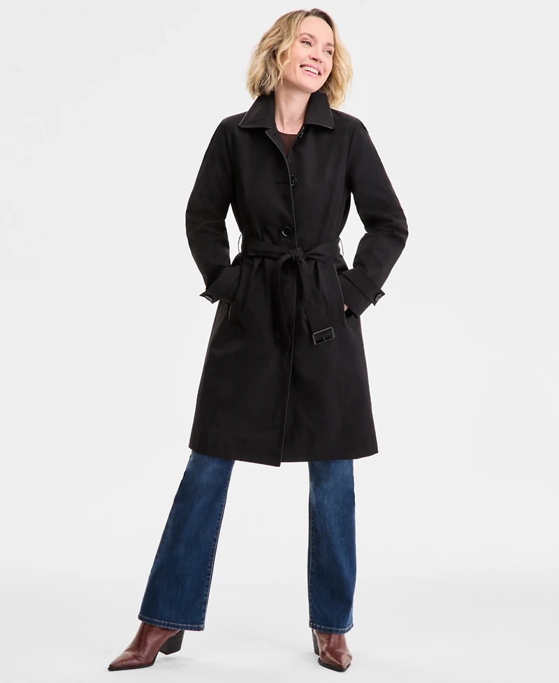 Michael Kors Women's Single-Breasted Belted Trench Coat
