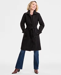 Michael Kors Women's Single-Breasted Belted Trench Coat