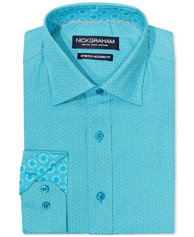 Nick Graham Men's Kaleidoscope Star Dress Shirt