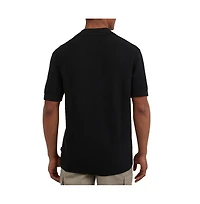 Dkny Men's Grid Sweater Camp Shirt