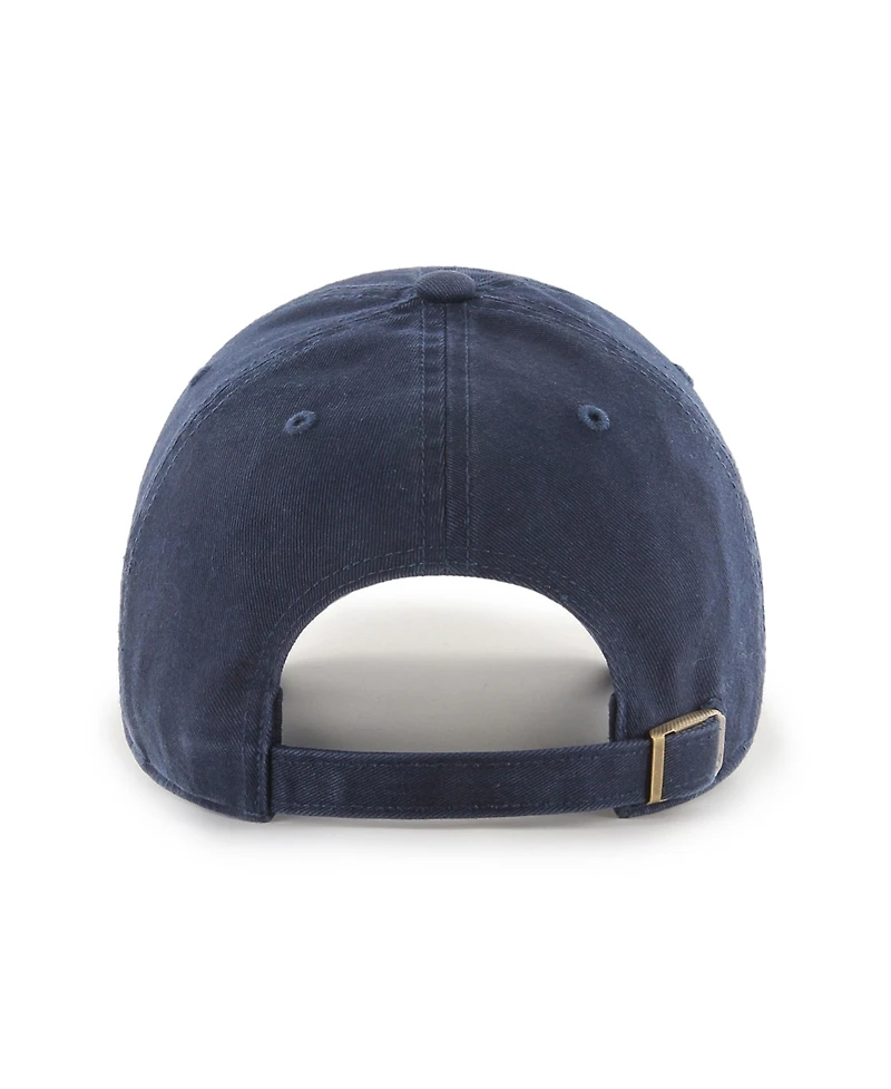 '47 Brand Men's Navy Auburn Tigers 2025 Ncaa Men's Basketball Tournament March Madness Final Four Clean Up Adjustable Hat