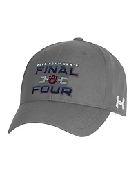 Under Armour Men's Graphite Auburn Tigers 2025 Ncaa Men's Basketball Tournament March Madness Final Four Adjustable Hat