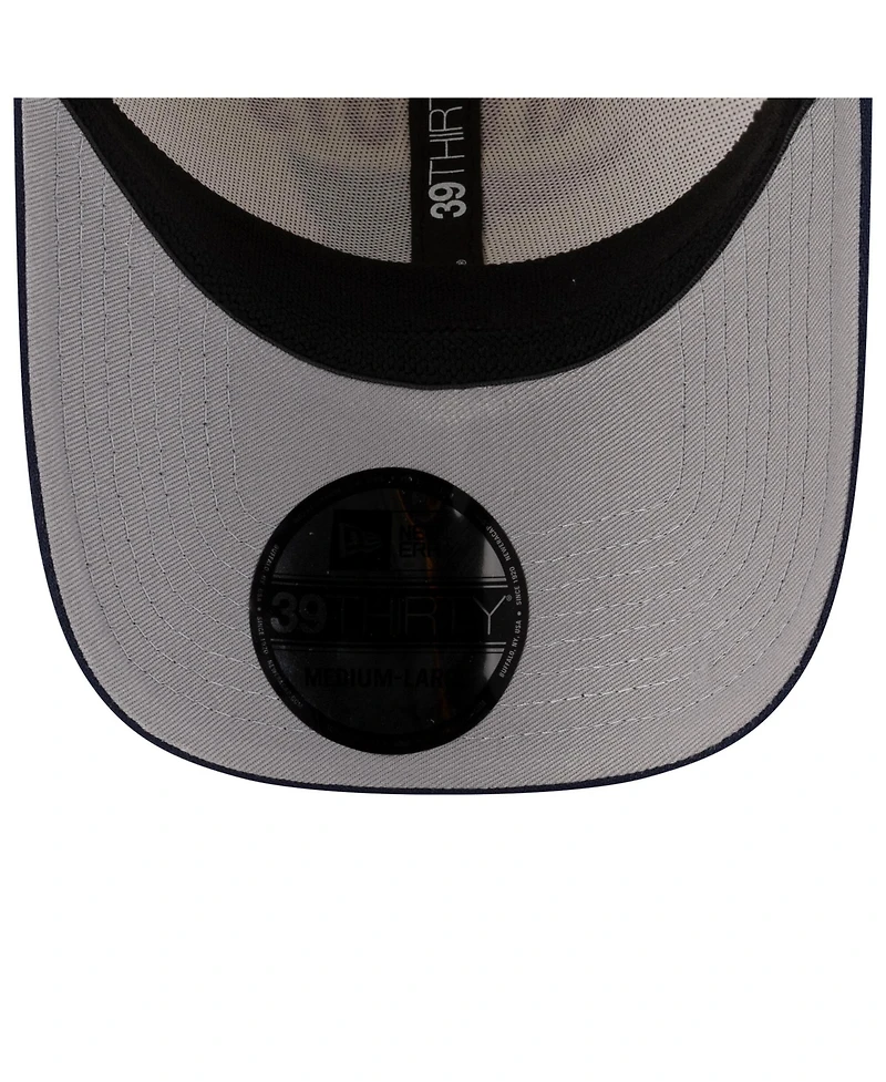 New Era Men's Cream/Navy England Patriots 2025 Nfl Draft 39THIRTY Flex Hat