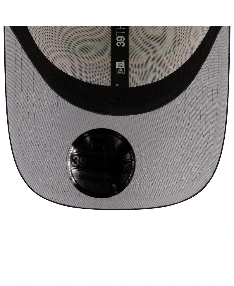 New Era Men's Cream/ College Navy Seattle Seahawks 2025 Nfl Draft 39THIRTY Flex Hat