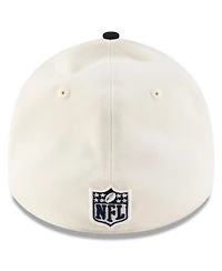 New Era Men's Cream/Navy Houston Texans 2025 Nfl Draft 39THIRTY Flex Hat