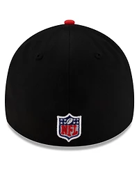 New Era Men's Black/Red Houston Texans 2025 Nfl Draft 39THIRTY Flex Hat