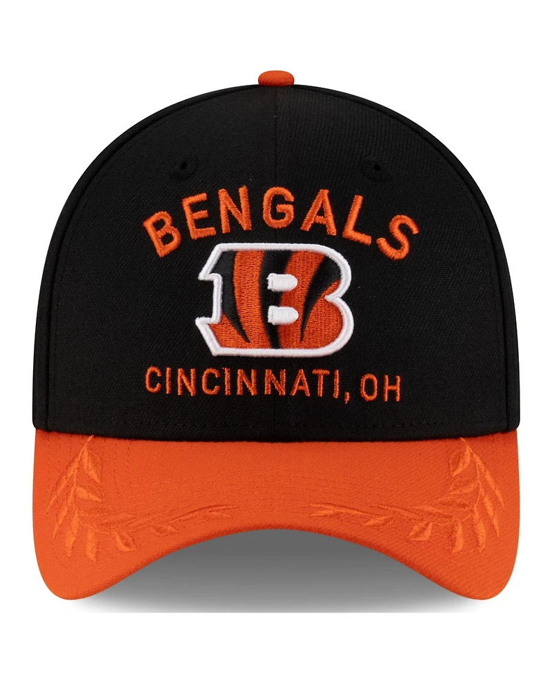 New Era Men's Black/ Cincinnati Bengals 2025 Nfl Draft 39THIRTY Flex Hat