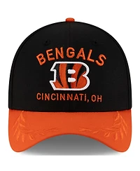 New Era Men's Black/ Cincinnati Bengals 2025 Nfl Draft 39THIRTY Flex Hat