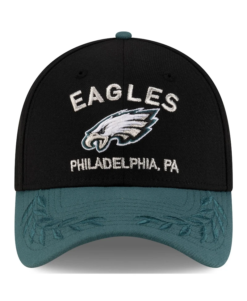 New Era Men's /Green Philadelphia Eagles 2025 Nfl Draft 39THIRTY Flex Hat