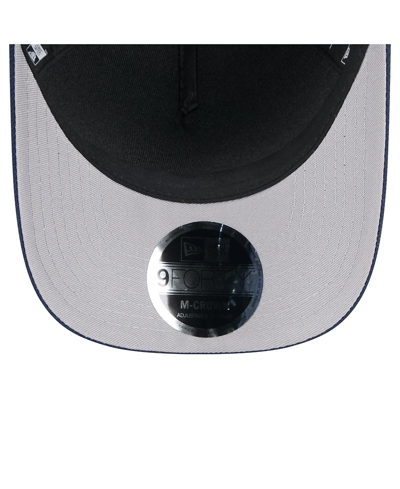 New Era Men's Black/Navy Tennessee Titans 2025 Nfl Draft 9FORTY A-Frame M-Crown Adjustable Hat