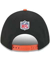 New Era Men's Black/Orange Cincinnati Bengals 2025 Nfl Draft 9FORTY A-Frame M-Crown Adjustable Hat