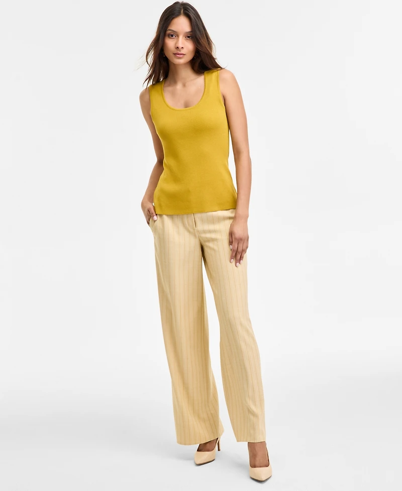 Tahari Asl Petite Sleeveless Sweater Tank Top