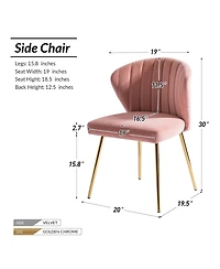 Modern Milia Dining Chair Set of 2