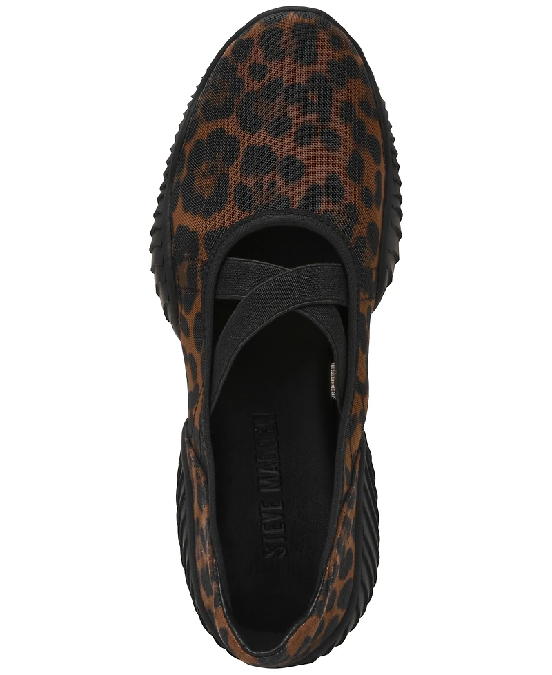 Steve Madden Women's Vador Crossband Mary-Jane Sneaker Flats