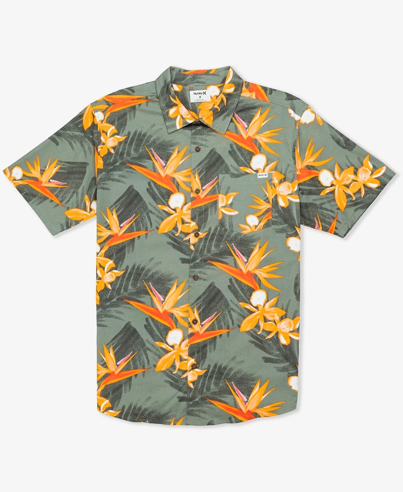 Hurley Men's Oao Lido Stretch Short Sleeve Shirt