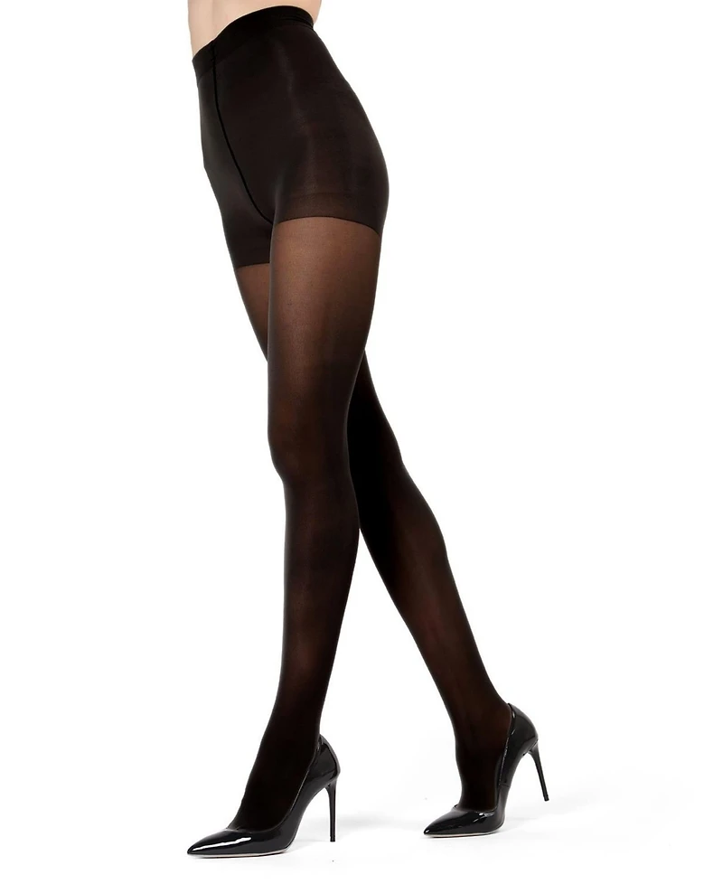 MeMoi Women's Perfectly Opaque Control Top Tights Mo-312