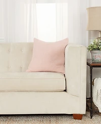 Rizzy Home Urban Farmhouse Solid Woven Decorative Pillow, 20" x