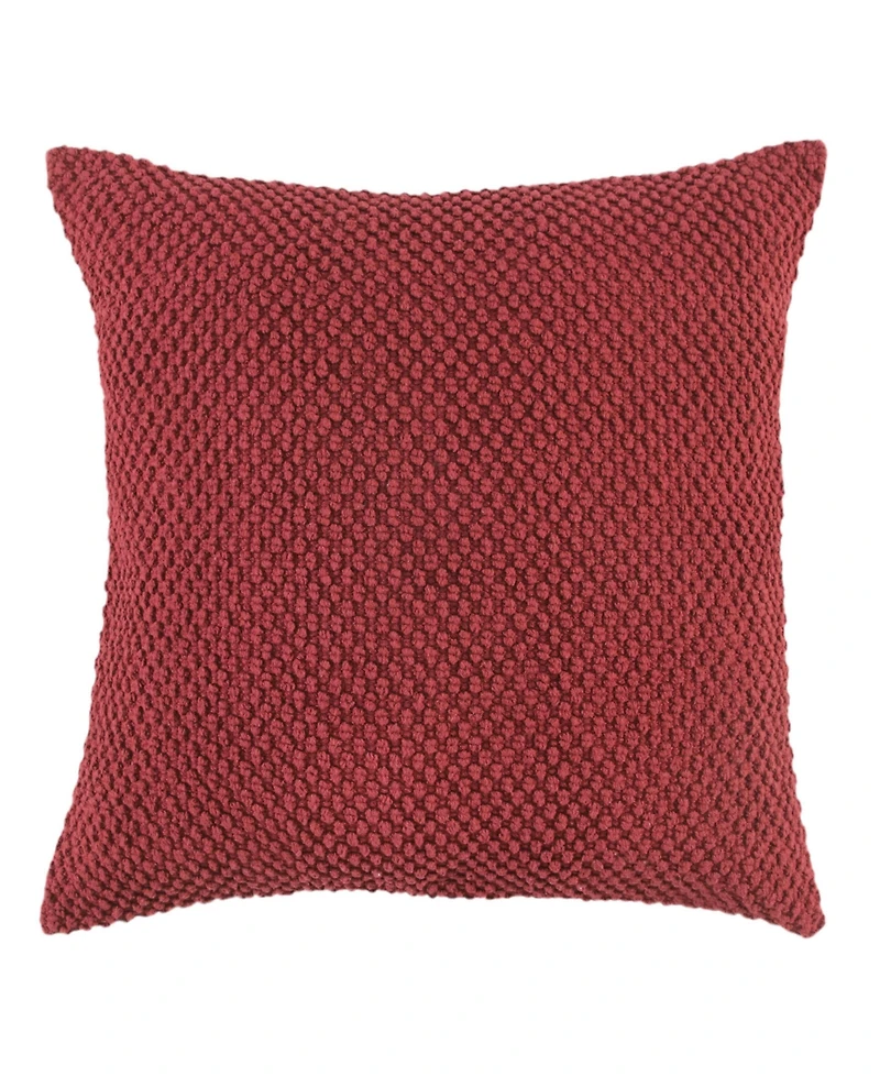 Rizzy Home Urban Farmhouse Solid Woven Decorative Pillow, 20" x 20"