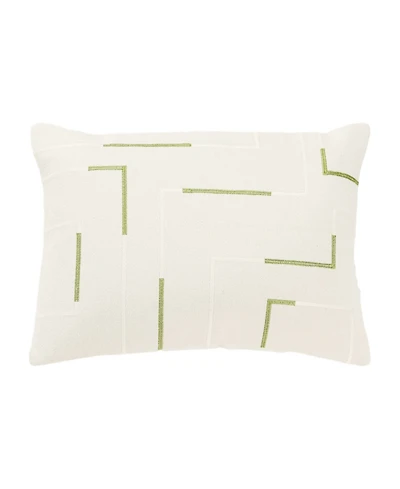 Rizzy Home Glam Striped Woven Decorative Pillow, 14" x 20"