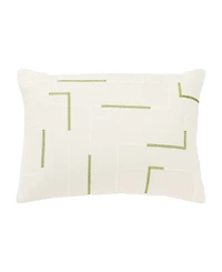 Rizzy Home Glam Striped Woven Decorative Pillow, 14" x 20"