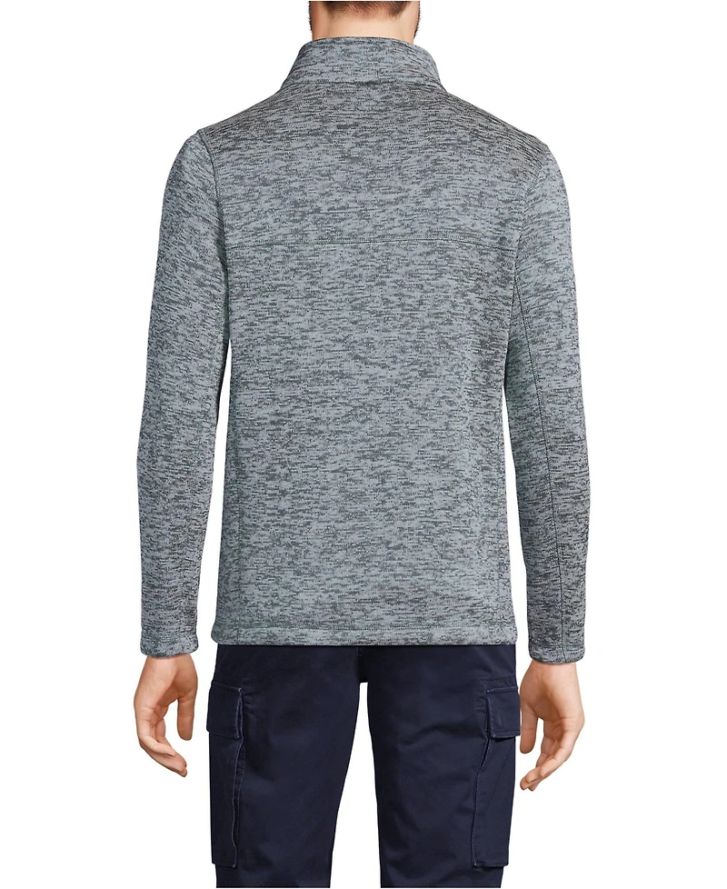 Lands' End Men's Sweater Fleece Jacket