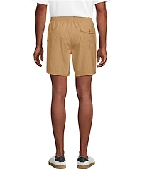 Lands' End Men's 7" Seersucker Beach to Boardwalk Pull On Shorts