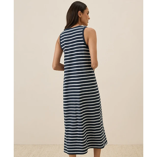 navy blue dress for baby girl Pact Women's Organic Cotton Softspun A-Line Tank Dress
