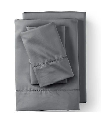 Lands' End 700 Thread Count Luxe Sateen Egyptian Cotton No Iron Bed Sheet Set