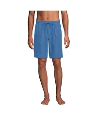 Lands' End Men's 9 Inch Packable Cargo Swim Shorts