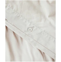 Organic Cotton Cool-Air Percale Duvet Cover - Full/Queen