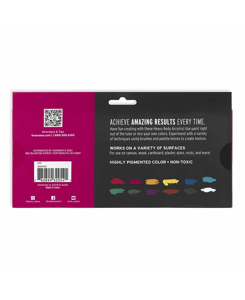 Professional Heavy Body Acrylics: Jewel Tone Colors