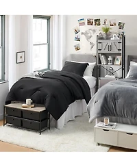 Cold Black Night - Coma Inducer Oversized Comforter Set - Black,Twin Xl