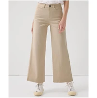 Pact Women's Organic Cotton Stretch Twill Denim Wide Leg Pant