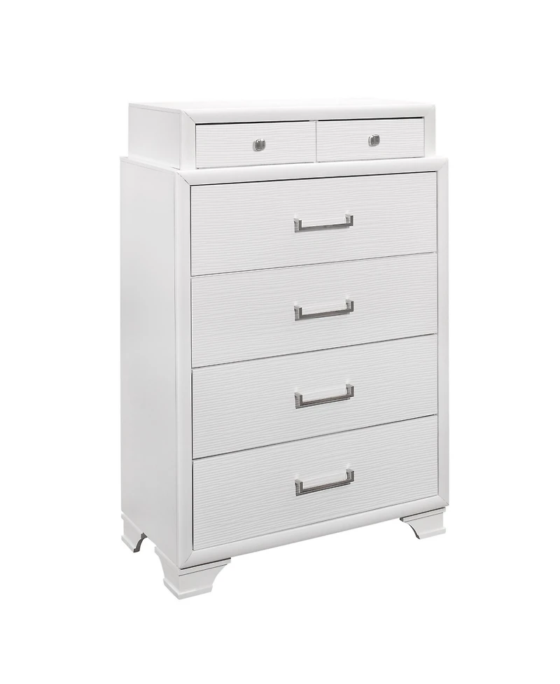 Modern 6-Drawer Chest for Bedroom Closet or Guest Room