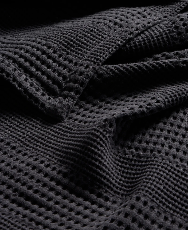 Oake Cotton Waffle Blanket, Full/Queen, Exclusively at Macy's