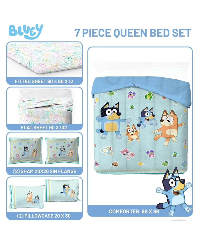 Bluey Dance Bed Set Twin