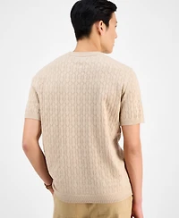Alfani Men's Textured Sweater T-Shirt, Exclusively at Macy's