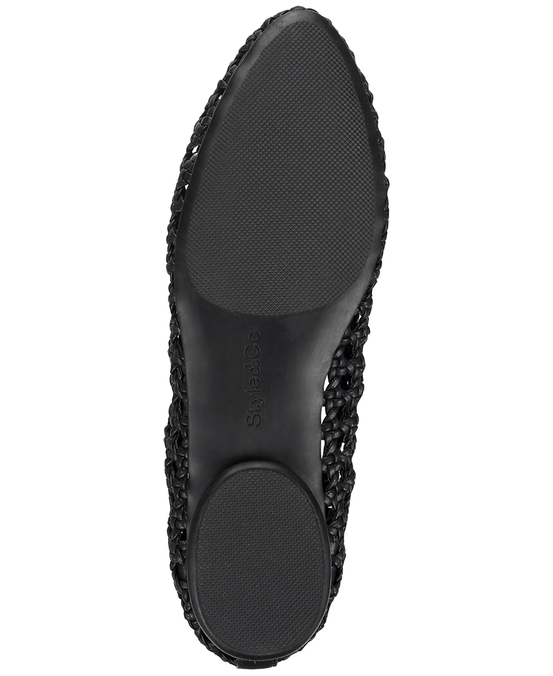 Style & Co Women's Tessa Flat Woven Flats, Exclusively at Macy's
