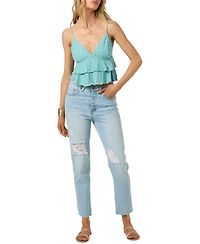 O'Neill Juniors' Chloey Sleeveless Flowy Tank Top