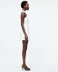 French Connection Women's Whisper Bow Strap Mini Dress