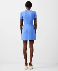 French Connection Women's Whisper Square-Neck Short-Sleeve Dress