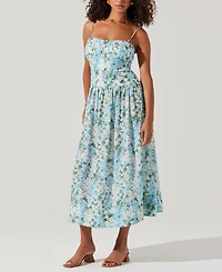 Astr the Label Women's Capria Pleated Midi Dress