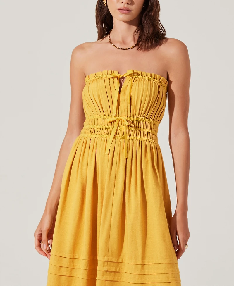 Astr the Label Women's Aubrie Strapless Midi Dress